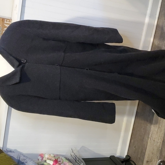 Vintage Halston Fully Lined Wool Long Coat Sz 12 made in Russia - Picture 11 of 11